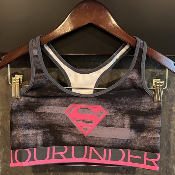 Under Armour Superman Sports Bra, Size Small (14) - Picture 1 of 12